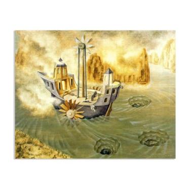 Imagem de Zeichn8u Remedios Varo Paintings The World Beyond Remedios Varo Pôster de parede Surrealismo Arte em tela para sala de estar escritório decoração de parede presente pronto para pendurar 50 x 40 cm (20