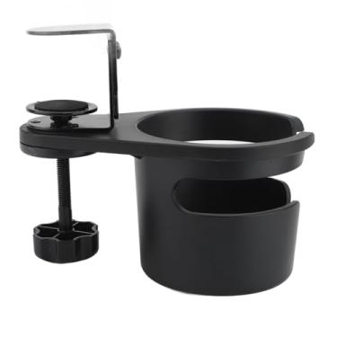 Imagem de Solinder Suporte Giratório para Copos de Mesa, Organizador de Garrafas Com Prendedor, Rack Armazenamento para Canecas café, Garrafas água, Metal e Plástico