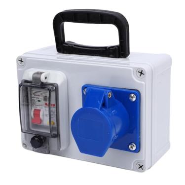 Imagem de FTVOGUE Caixa de Distribuição Externa à Prova D'água IP67 Com Disjuntor RCD Tipo A Caixa de Saída de Energia Portátil para Fábrica de Canteiros de Obras e Uso Externo