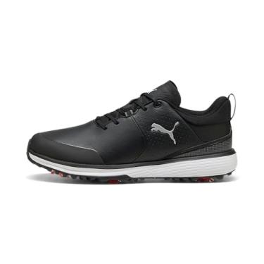 Imagem de PUMA Tênis de golfe masculino, Preto/prata, 42