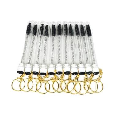 Imagem de Tubo De Máscara Para Cílios Com Aplicador De Chaveiro Preto Para Exten