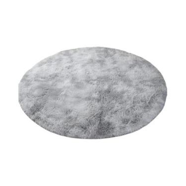 Imagem de Tapete Redondo De Pelúcia Para Quarto De Meninas, Castelo De Princesa,