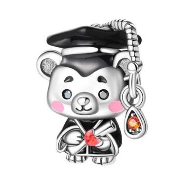 Imagem de Pulseira De Corrente Com Contas De Casal De Gato Borboleta Romântica P