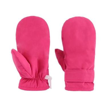 Imagem de Luvas De Esqui De Inverno Para Bebês E Crianças, Forradas Com Fleece, 