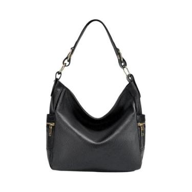 Imagem de Bolsa Hobo Feminina De Couro Grande Capacidade Zency Bolsa De Ombro De