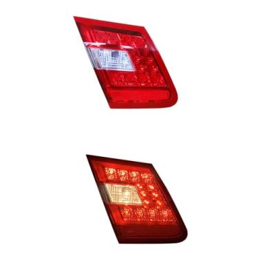 Imagem de FLJOYOEU Luz de freio traseira de LED, para-choque traseiro, lanternas traseiras, compatível com Mercedes Benz E Class W212 2009-2013 E200 E260 E300 (lado esquerdo interno)