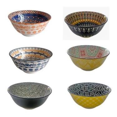 Imagem de Kit 3 Bowls P/Caldos E Sopa Estampada 600ml - Dia Das Mães