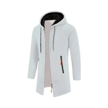 Imagem de Moletom Masculino Oversize Com Capuz E Manga Longa, Jaqueta De Inverno