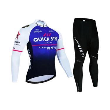Imagem de Conjunto De Calças De Ciclismo De Lã Térmica Masculina Para Inverno, R