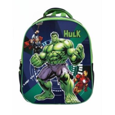 Imagem de Mochila Infantil Costas Media Azul 3d - Genérico