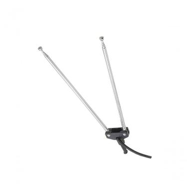 Imagem de Antena Telescopica Para Tv Dupla 5 Estagios Cabo Fita 1...