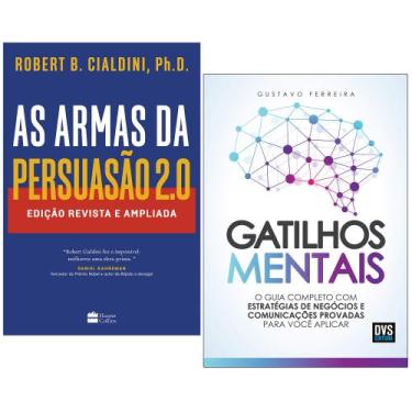Imagem de Kit Livro As Armas da Persuasão 2.0 + Gatilhos Mentais - HarperCollins
