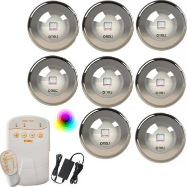 Imagem de KIT PDX1410n + 8 LED PREMIUM INOX 316 9W RGB Piscina Tholz