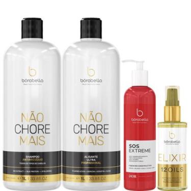 Imagem de Borabella Kit Não Chore 2x1L + SOS 240ml + Elixir 60ml