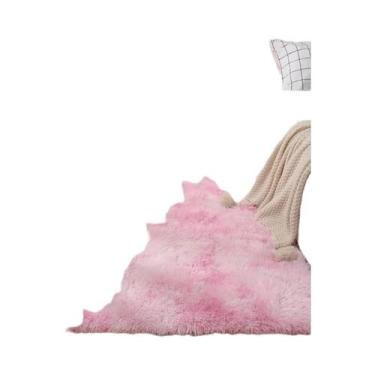 Imagem de Tapete Rosa Fofo Para Quarto Infantil, Tapete Macio Para Decoração De 