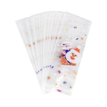 Imagem de 25 Sacolas De Doces De Natal Do Papai Noel, Embalagens Para Biscoitos 