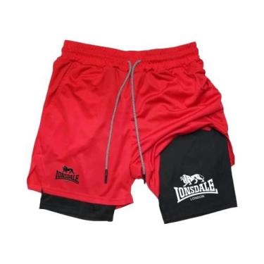 Imagem de Shorts De Corrida 2 Em 1 Masculinos Para Academia Com Compressão, Bols