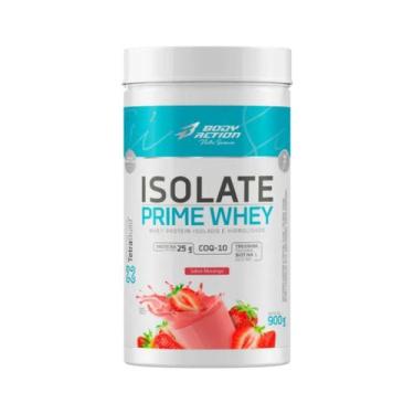 Imagem de Isolate Prime 900g Whey Isolado Bodyaction Sabor:Morango, Morango