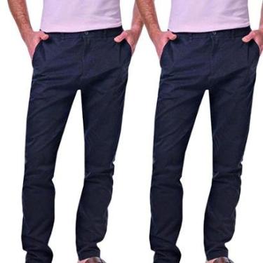 Imagem de Kit 2 Calças Masculinas Chino-Masculino