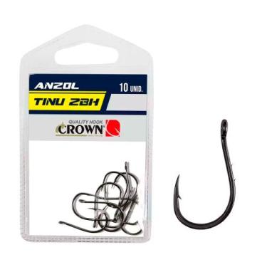 Imagem de Anzol Crown Tinu Black 2BH. 0.5 C/10 - Crown
