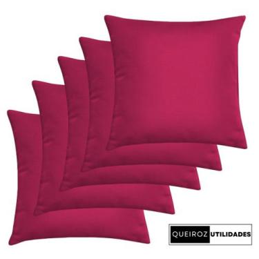 Imagem de Kit com 1 até 10 Capas de Almofadas: Pink / Rosa - 40x40 - Decorativa 