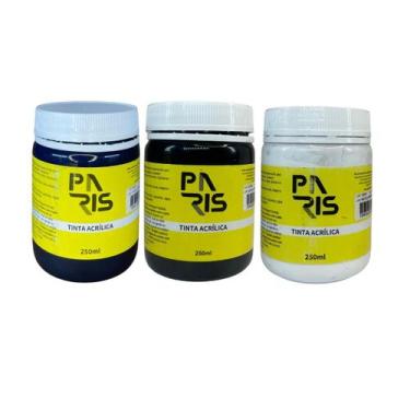 Imagem de Kit Brilho da Noite Tinta Acrílica Artística Paris 250ml