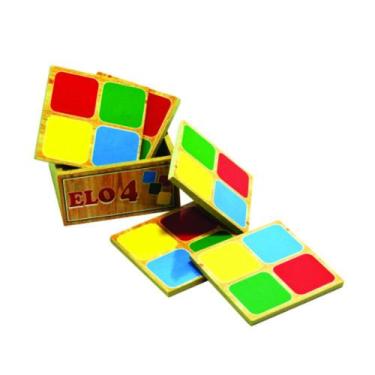 Imagem de Jogo Desafio Elo 4 Brinquedo Educativo e Pedagógico em MDF - Maninho B