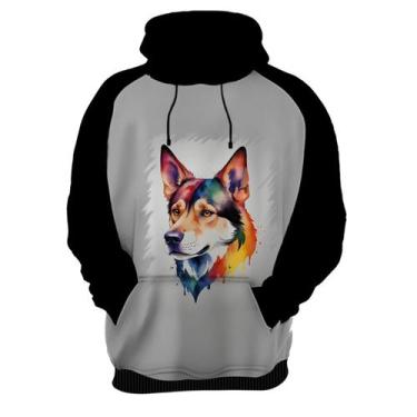 Imagem de Blusa de Frio Cachorro Ilustrado Cromático Abstrato 4 - Kasubeck Store