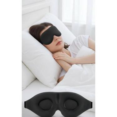 Imagem de 2x Máscara Dormir 3D Blackout Confortável - Anti-Pressão - Congratulat