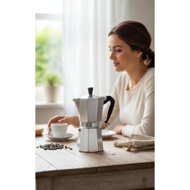 Imagem de 2x Cafeteira Italiana 9 Xícaras Alumínio Clássico Espresso C - Congrat
