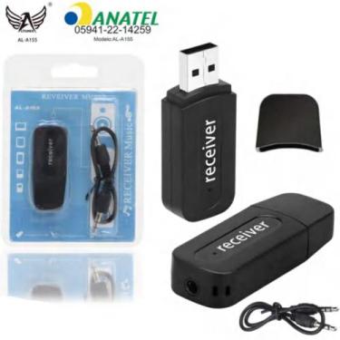 Imagem de Adaptador Bluetooth Receptor de Áudio Usb com Conexão P2 - AL-A155 - A