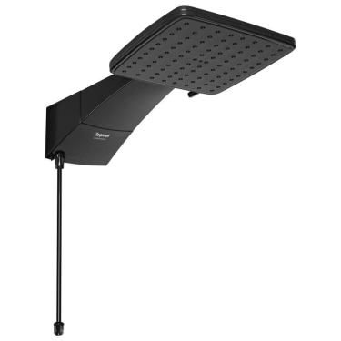 Imagem de Chuveiro Eletrônico Zagonel Quadratta, 5500 Watts, Preto, 110 Volts