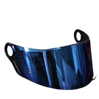 Imagem de Viseira capacete ls2 ff358 ff396 iridium blue u azul espelhada origina