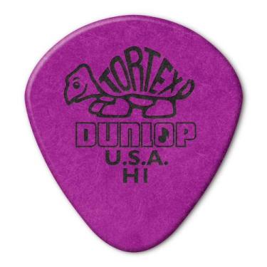 Imagem de Palheta para Guitarra 1.14 mm Dunlop 472-H1 Tortex Jazz I Heavy Roxa