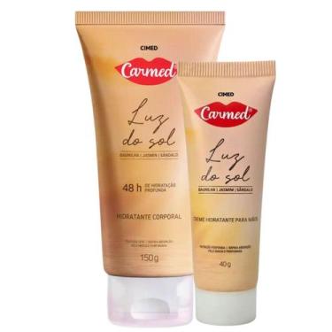 Imagem de Kit Carmed Luz Do Sol: Hidratante Corporal 150g e Creme Para Mãos 40g