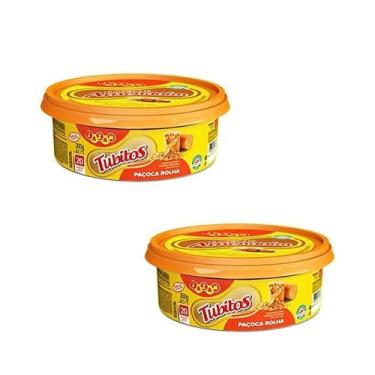 Imagem de Kit Paçoca de Rolha 2 Potes 20 Unidades em Cada 300g - Tubitos