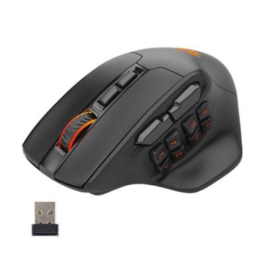 Imagem de Mouse gamer redragon aatrox pro rgb wireless m811rgb-pro preto