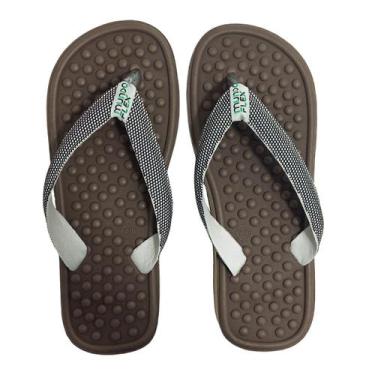 Imagem de Chinelo Ortopédico Feminino Mundo Flex Macia Com Bolinhas Massageadora