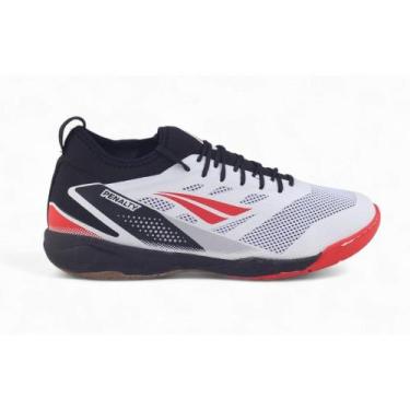 Imagem de Tênis Chuteira Futsal Penalty Max 500 Locker Y-3, 41, Branco, Preto