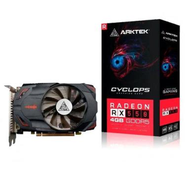 Imagem de Placa de Vídeo ARKTEK Radeon RX 550, 4GB GDDR5, 128 Bits - AKR550D5S4G