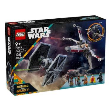 Imagem de Lego Star Wars - Tie Fighter E X-wing 1063 Peças (75393)