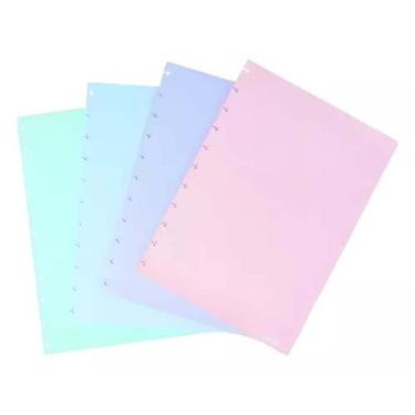 Imagem de Refil pautado Grande 40 folhas Candy Colors Caderno Inteligente