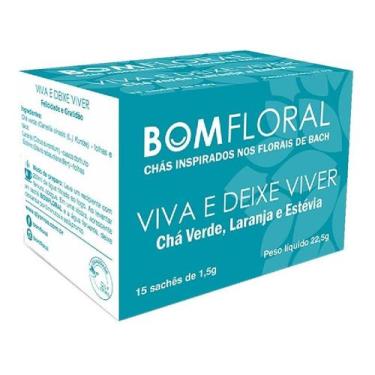 Imagem de Cha Bom Floral Viva E Deixe Viver 15 Sachês