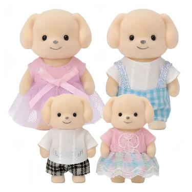 Imagem de Brinquedo de Faz de Conta Casinha Feliz Família Cachorro com 04 Cachorrinhos Zoop Toys