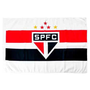 Imagem de Bandeira São Paulo FC Oficial Licenciada 2 Panos - JC Flâmulas e Bande