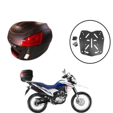 Imagem de Baú 29l Awa Proos + Sup Baú Superior Bros 150/160 2015+, Preto