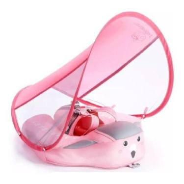 Imagem de Boia De Natação Para Bebê Com Dossel Sólido Para Piscina - Mambobaby, 