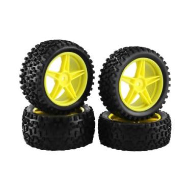 Imagem de Pneus Off-Road De 87mm Para Carros RC Wltoys 144001 144010 124007 1240