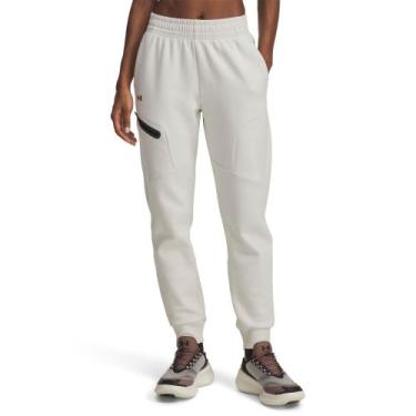Imagem de Calça Sportstyle Under Armour Unstoppable Fleece, Branco, M