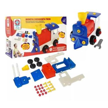 Imagem de Brinquedo Infantil Monta E Desmonta Trenzinho Trem Estrela